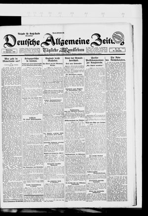 Deutsche allgemeine Zeitung vom 13.09.1923