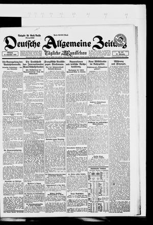 Deutsche allgemeine Zeitung on Sep 19, 1923