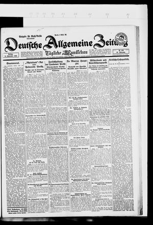 Deutsche allgemeine Zeitung vom 21.09.1923