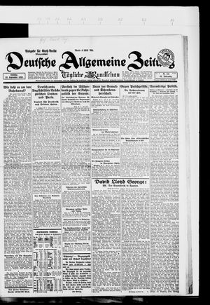 Deutsche allgemeine Zeitung on Sep 23, 1923