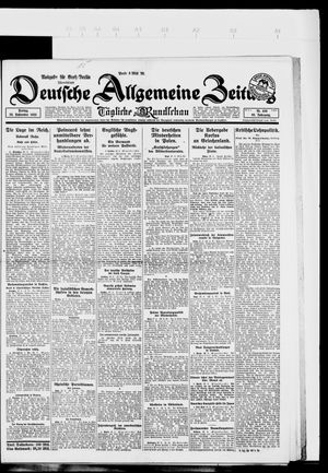 Deutsche allgemeine Zeitung vom 28.09.1923