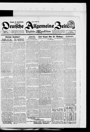 Deutsche allgemeine Zeitung vom 06.10.1923