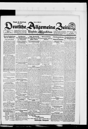 Deutsche allgemeine Zeitung vom 15.10.1923