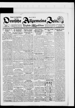Deutsche allgemeine Zeitung vom 19.10.1923