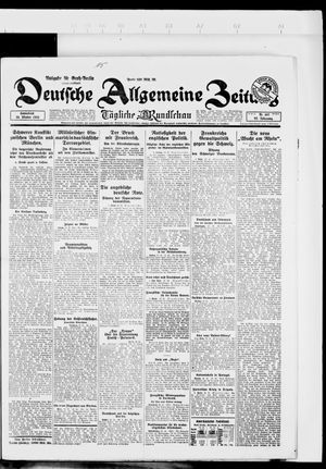 Deutsche allgemeine Zeitung vom 20.10.1923