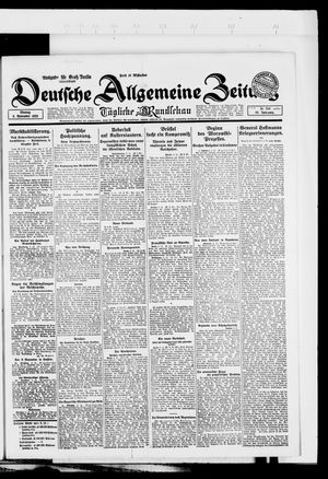 Deutsche allgemeine Zeitung vom 05.11.1923