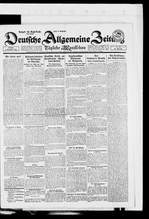 Deutsche allgemeine Zeitung vom 06.11.1923