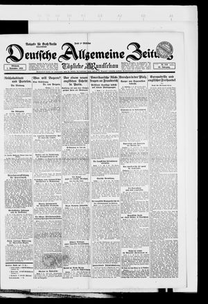 Deutsche allgemeine Zeitung vom 07.11.1923