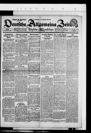 Deutsche allgemeine Zeitung vom 19.11.1923
