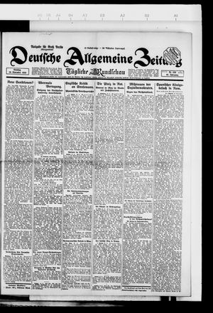 Deutsche allgemeine Zeitung on Nov 20, 1923