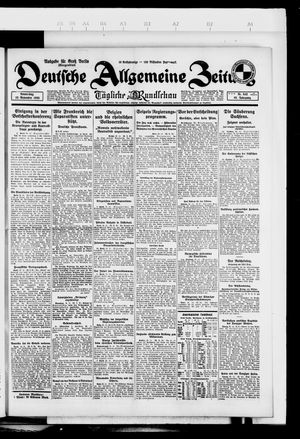 Deutsche allgemeine Zeitung vom 22.11.1923
