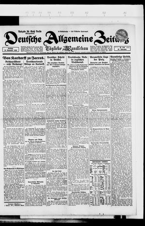 Deutsche allgemeine Zeitung vom 25.11.1923
