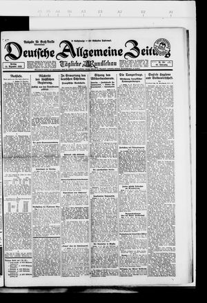 Deutsche allgemeine Zeitung on Dec 14, 1923