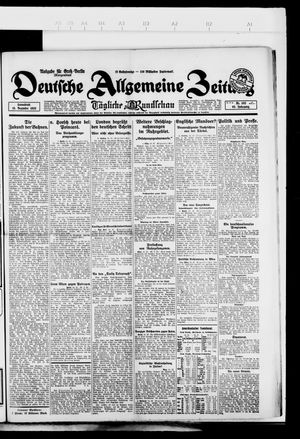 Deutsche allgemeine Zeitung on Dec 15, 1923