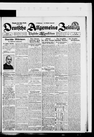 Deutsche allgemeine Zeitung vom 28.12.1923