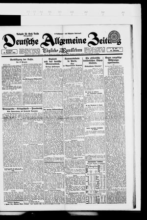 Deutsche allgemeine Zeitung vom 29.12.1923