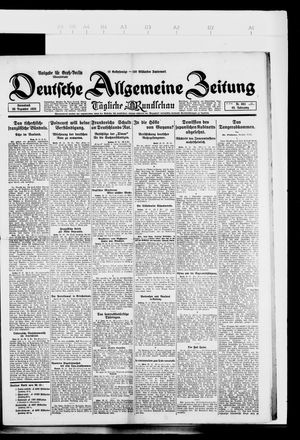 Deutsche allgemeine Zeitung vom 29.12.1923