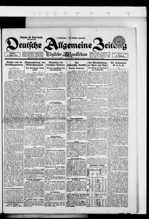 Deutsche allgemeine Zeitung vom 08.01.1924