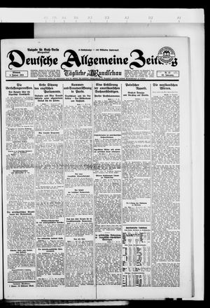 Deutsche allgemeine Zeitung vom 09.01.1924