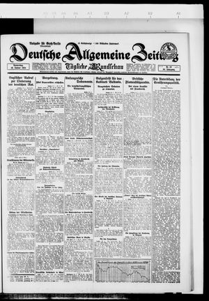Deutsche allgemeine Zeitung vom 10.01.1924