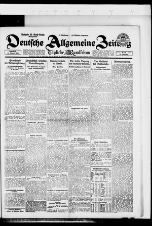 Deutsche allgemeine Zeitung on Jan 12, 1924