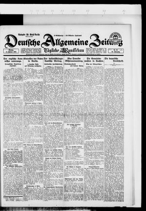 Deutsche allgemeine Zeitung vom 14.01.1924
