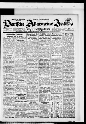 Deutsche allgemeine Zeitung on Jan 16, 1924