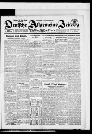 Deutsche allgemeine Zeitung on Jan 20, 1924