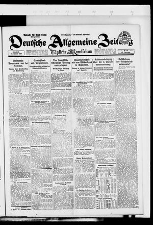 Deutsche allgemeine Zeitung vom 26.01.1924