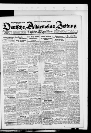 Deutsche allgemeine Zeitung vom 26.01.1924