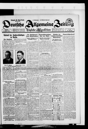Deutsche allgemeine Zeitung vom 30.01.1924