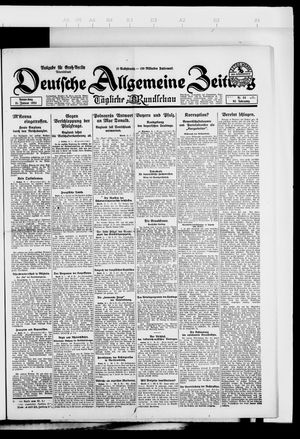 Deutsche allgemeine Zeitung vom 31.01.1924