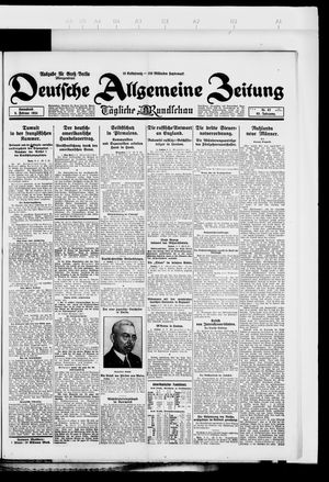 Deutsche allgemeine Zeitung vom 09.02.1924