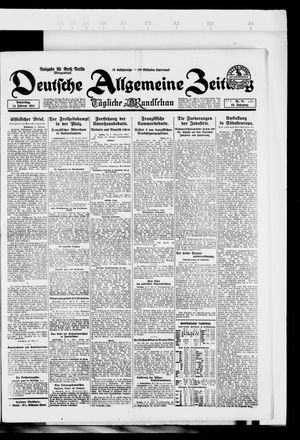 Deutsche allgemeine Zeitung on Feb 14, 1924