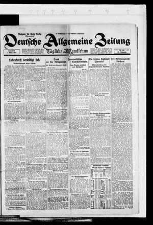 Deutsche allgemeine Zeitung on Mar 1, 1924