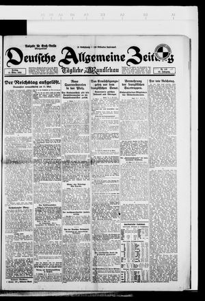 Deutsche allgemeine Zeitung on Mar 14, 1924