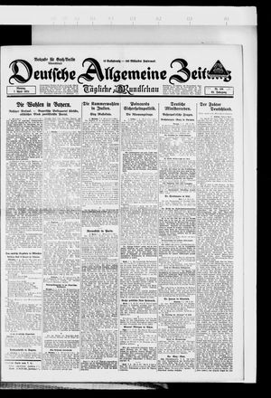 Deutsche allgemeine Zeitung on Apr 7, 1924