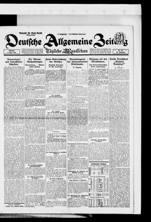 Deutsche allgemeine Zeitung vom 09.04.1924