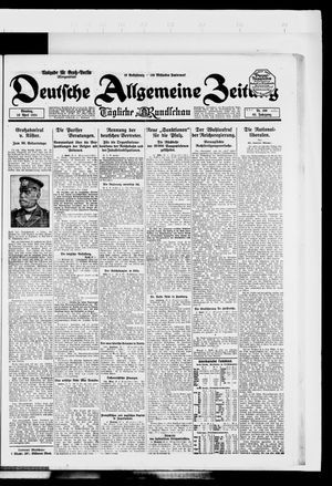 Deutsche allgemeine Zeitung on Apr 29, 1924