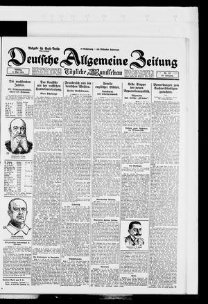 Deutsche allgemeine Zeitung vom 06.05.1924