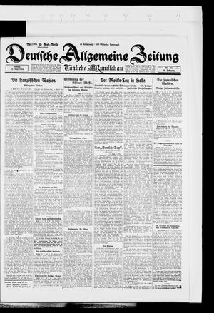 Deutsche allgemeine Zeitung vom 12.05.1924