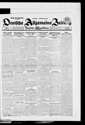 Deutsche allgemeine Zeitung on May 16, 1924