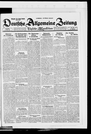 Deutsche allgemeine Zeitung on May 17, 1924