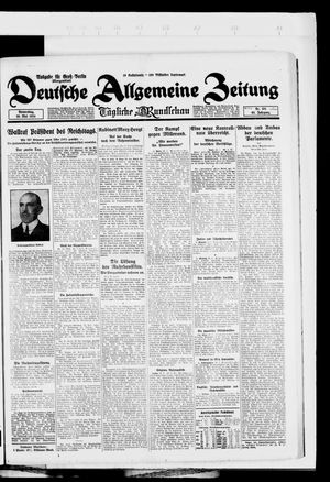 Deutsche allgemeine Zeitung vom 29.05.1924