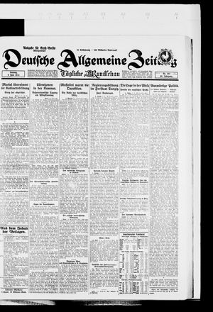 Deutsche allgemeine Zeitung on Jun 8, 1924