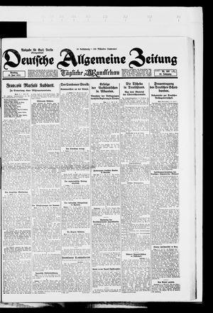Deutsche allgemeine Zeitung vom 10.06.1924