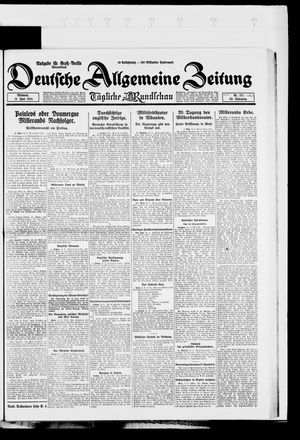 Deutsche allgemeine Zeitung on Jun 11, 1924