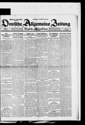 Deutsche allgemeine Zeitung vom 16.06.1924