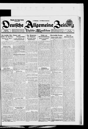 Deutsche allgemeine Zeitung vom 21.06.1924
