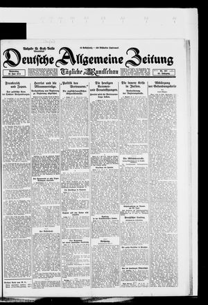 Deutsche allgemeine Zeitung vom 26.06.1924